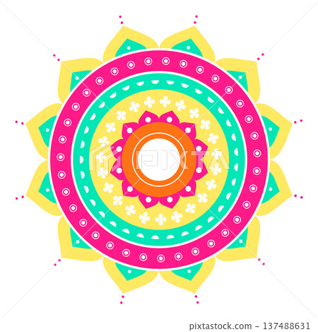 ethnic mandala rangoli pattern for indian decor ethnic mandala rangoli pattern for indian decor 137488631