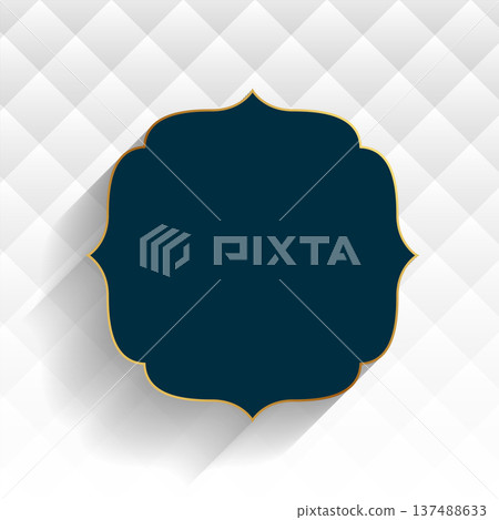 ethnic style islamic frame background with blank space ethnic style islamic frame background with blank space 137488633