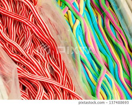 Jelly sweets, colorful chewing candies Jelly sweets, colorful chewing candies 137488693