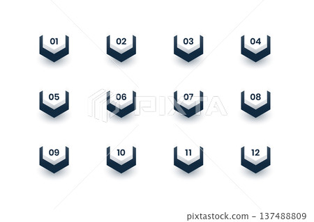 3d style bullet points info key button in collection 3d style bullet points info key button in collection 137488809