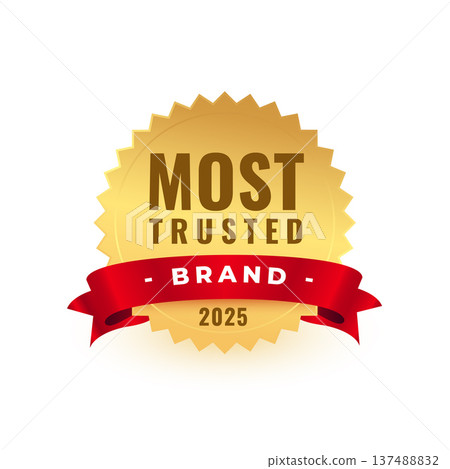 2025 most trusted brand achievement sticker 2025 most trusted brand achievement sticker 137488832