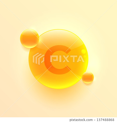 natural vitamin c liquid mineral background design 137488868