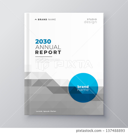 professional a4 annual report page flyer a business stationery 137488893