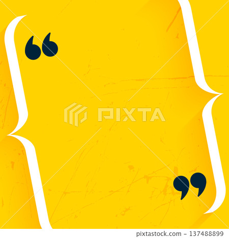 quote dialog box frame yellow template design quote dialog box frame yellow template design 137488899