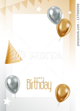 decorative happy birthday wishes card for social media decorative happy birthday wishes card for social media 137488998