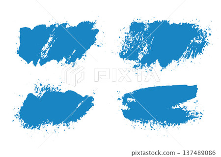 hand painted watercolor blotch texture element in collection 137489086