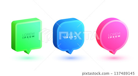 modern chat bubble symbol template for social feedback modern chat bubble symbol template for social feedback 137489145