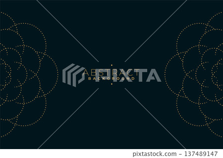modern dotted golden design for presentation modern dotted golden design for presentation 137489147