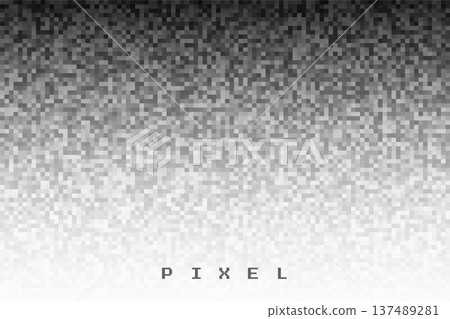 white black pixel disintegrate faded glitch texture background 137489281
