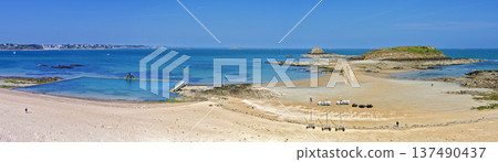 bay and coast of Saint Malo bay and coast of Saint Malo 137490437