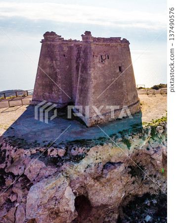 Mesa Roldan tower, Cabo de Gata Spain Mesa Roldan tower, Cabo de Gata Spain 137490576
