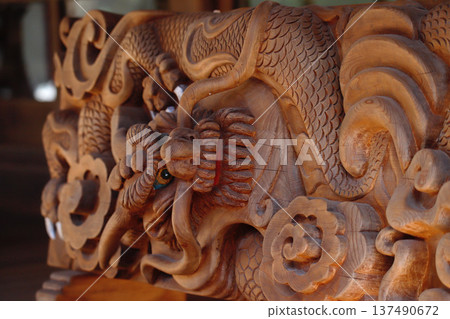 靜岡縣掛川市辰雄神社的龍 137490672