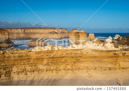 The Razorback Lookout at the Twelve Apostles, Great Ocean Road, Australia The Razorback Lookout at the Twelve Apostles, Great Ocean Road, Australia 137491888