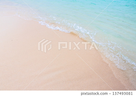 沖繩縣美那島美麗的海岸線 137493081