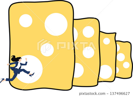Swiss cheese model graphic illustration Swiss cheese model graphic illustration 137496627