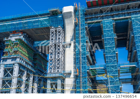 Osaka Prefecture, Shin-Meishin Expressway under construction, February 2026 Osaka Prefecture, Shin-Meishin Expressway under construction, February 2026 137496654