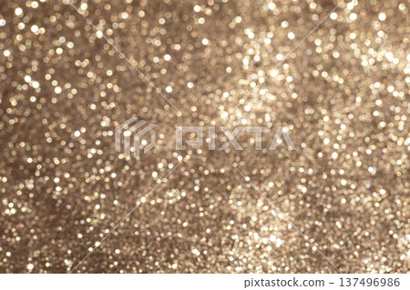 Golden glitter background with warm bokeh lights for festive, luxurious and glamorous visuals 137496986