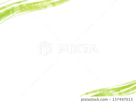 模糊水彩背景材料，綠色框架 137497013