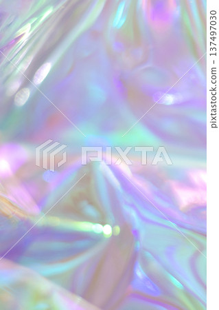 Iridescent holographic background with pastel colors and soft glow for dreamy abstract visuals Iridescent holographic background with pastel colors and soft glow for dreamy abstract visuals 137497030