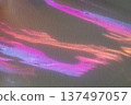 Abstract neon light streaks in pink and purple on a textured background for creative design 137497057