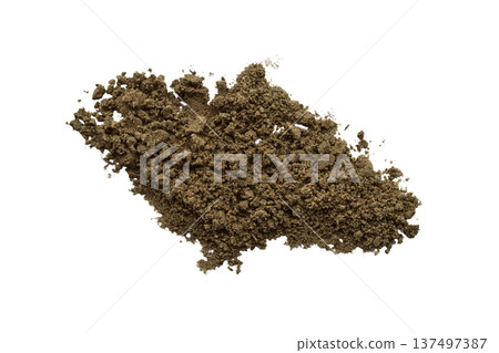 Soil. A hill of soil, loam. 137497387