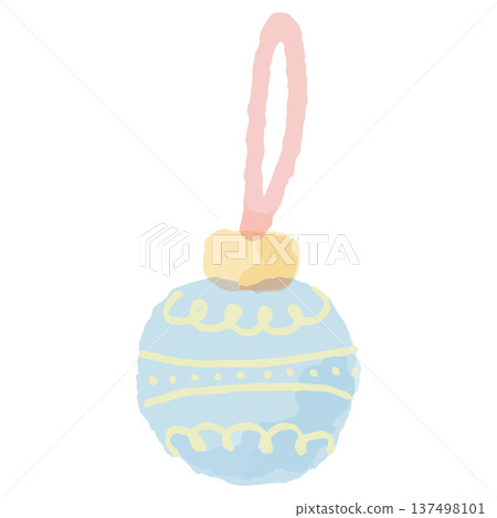 December Watercolor Illustrations for Kindergartens and Nurseries | Ornaments (Christmas) December Watercolor Illustrations for Kindergartens and Nurseries | Ornaments (Christmas) 137498101