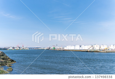 "Aomori Prefecture" Port Town Hachinohe Port Scenery Hachinohe City "Aomori Prefecture" Port Town Hachinohe Port Scenery Hachinohe City 137498338