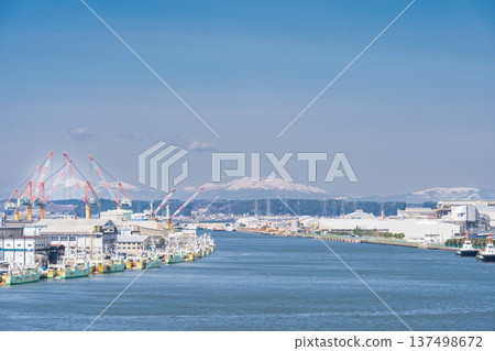 "Aomori Prefecture" Port Town Hachinohe Port Scenery Hachinohe City 137498672