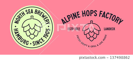 Beer pub, brewery sign, symbol Beer pub, brewery sign, symbol 137498862