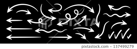 Arrow set. Collection infographic arrow 137499279