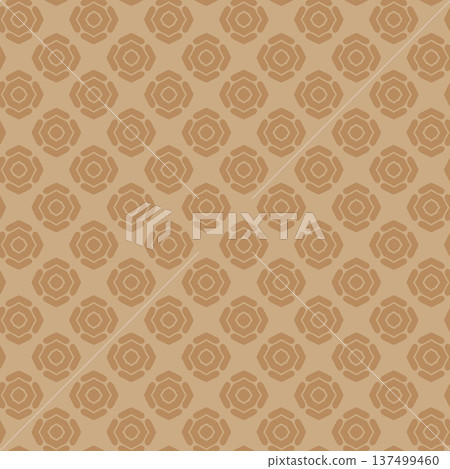 Minimalist Sand Beige Octagon Tile Pattern Minimalist Sand Beige Octagon Tile Pattern 137499460