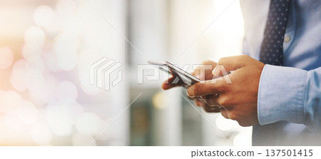 Mockup, smartphone and hands of business person online for connection, social media and internet chat. Banner space, communication and worker typing on phone for research, website and email in office Mockup, smartphone and hands of business person online for connection, social media and internet chat. Banner space, communication and worker typing on phone for research, website and email in office 137501415