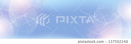 Modern digital technology background design with molecular plexus lines and dots. Futuristic network connection. Abstract mesh, big data technology, ai, science, cyberspace. Modern digital technology background design with molecular plexus lines and dots. Futuristic network connection. Abstract mesh, big data technology, ai, science, cyberspace. 137502248