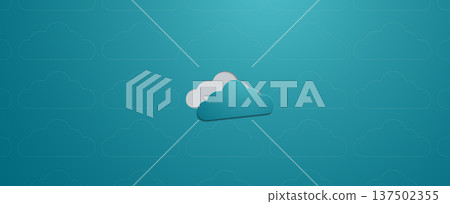 Cloud design concept technology background and network security services Cloud design concept technology background and network security services 137502355