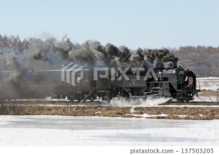 SL 冬季濕地列車，森莫本線，SL 列車，蒸汽機車，C11 171 137503205