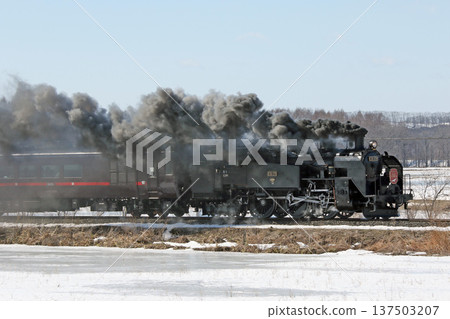 SL 冬季濕地列車，森莫本線，SL 列車，蒸汽機車，C11 171 137503207