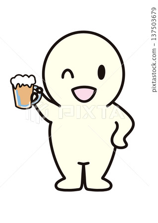 舉起生啤，敬酒，微笑，樸實無華 137503679