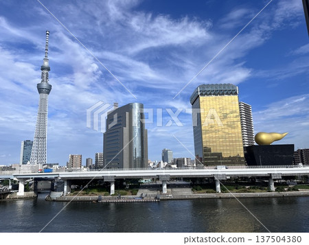 晴空塔 東京晴空塔 隅田川 137504380