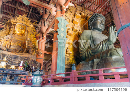 Great Buddha of Todaiji Temple, Nara, Honshu, Japan Great Buddha of Todaiji Temple, Nara, Honshu, Japan 137504596