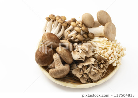 濾鍋裡的各種蘑菇 137504933