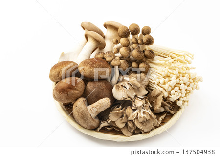 濾鍋裡的各種蘑菇 137504938