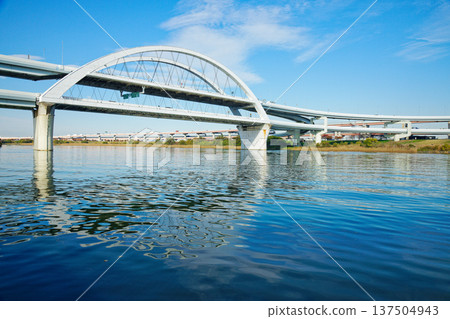 Goshikizakura Bridge and Kahoku Junction Goshikizakura Bridge and Kahoku Junction 137504943