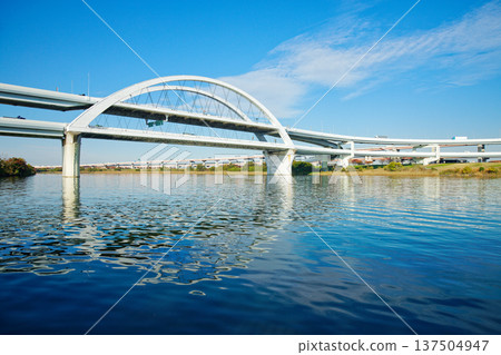 Goshikizakura Bridge and Kahoku Junction Goshikizakura Bridge and Kahoku Junction 137504947