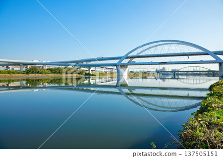 Goshikizakura Bridge and Kahoku Junction Goshikizakura Bridge and Kahoku Junction 137505151