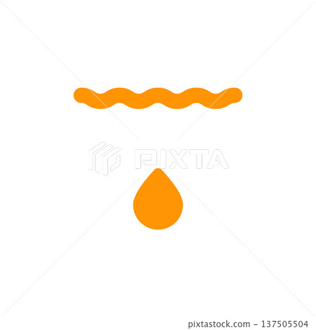 Yellow urine drops sign for urinalysis testing. Vector illustration for bladder infection, cystitis, kidney disease analysis. Yellow urine drops sign for urinalysis testing. Vector illustration for bladder infection, cystitis, kidney disease analysis. 137505504