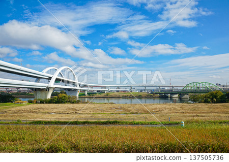 Goshikizakura Bridge and Kahoku Junction 137505736