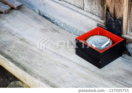 smoking area ashtray smoking area ashtray 137505755
