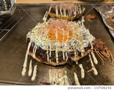 Okonomiyaki in Osaka Okonomiyaki in Osaka 137506258