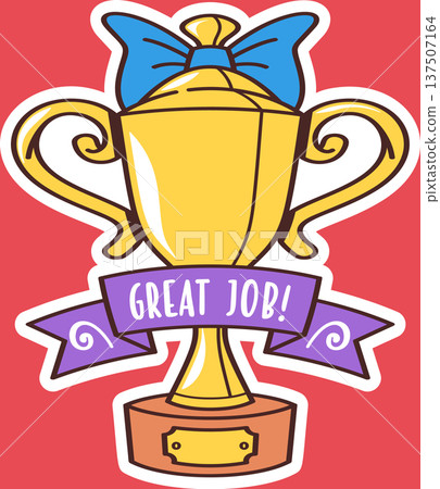 Great job reward golden cup 137507164