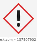 Global harmonized system warning symbol 137507902